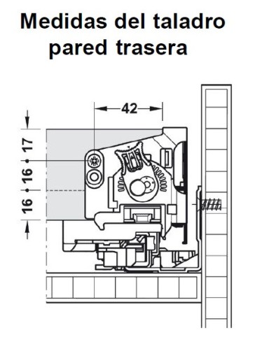 Cajón Vionaro H63 Grafito