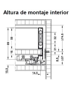 Cajón Vionaro H89 Grafito 2