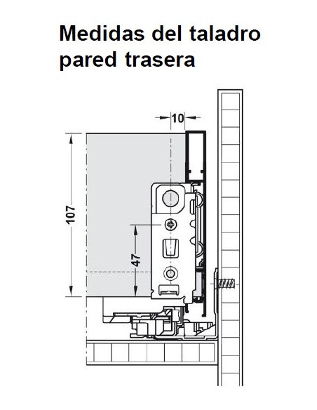 Cajón Vionaro H121 Grafito