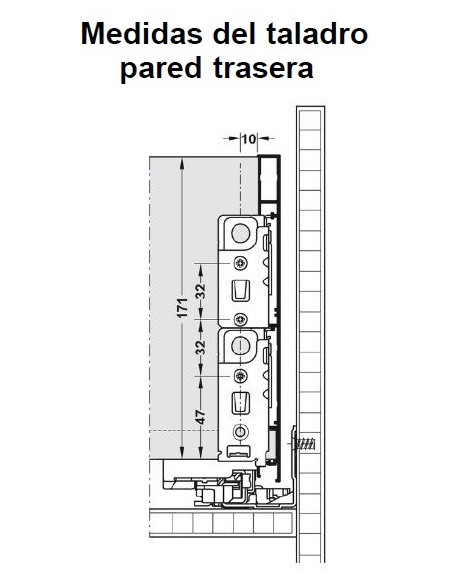 Cajón Vionaro H185 Grafito Cajón Vionaro H185 Grafito