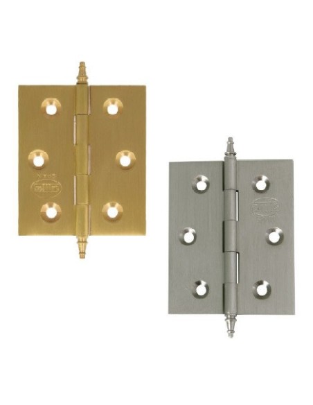 Bisagra Fija Latón - Cromo
