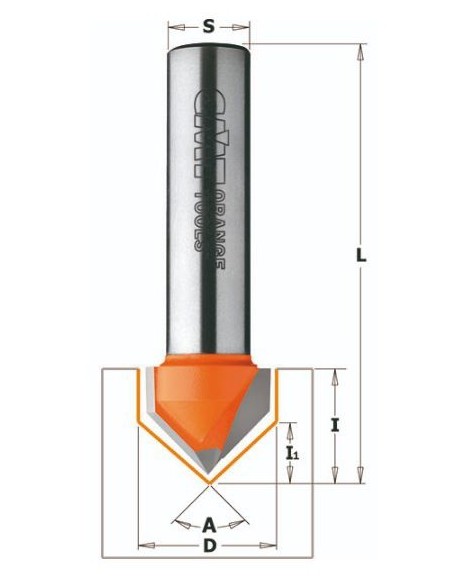 Fresa Ranurar en V Fresa Ranurar en V
