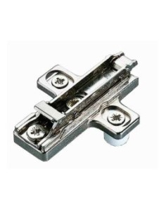 Base Bisagra Zamak Automática Taco 10 mm