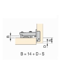 Bisagra Recta Emuca C90 2