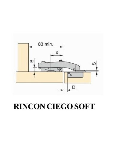 Bisagra Soft Emuca C91 de Rincón Ciego