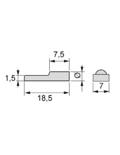 Soporte Pala 3 mm / 5 mm 2