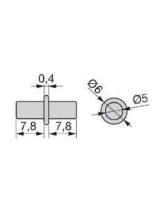 Soporte 5mm / 5mm 2