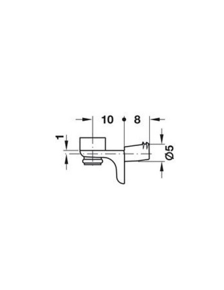 Soporte para Cristal con Ventosa