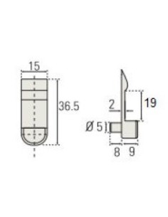 Soporte Estante 19 mm 2