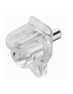 Soporte Transparente con Espiga de Acero