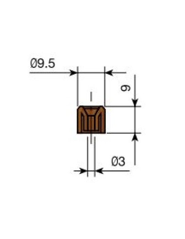 Soporte para Tornillo 2,5 - 3 mm