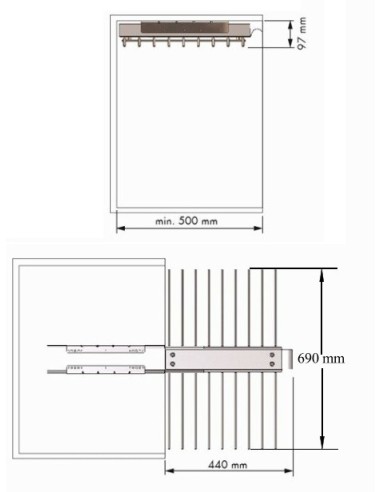 Pantalonero Doble Extraible